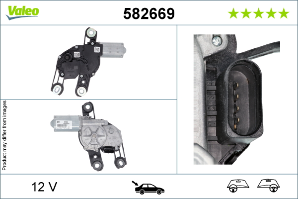 Motore tergicristallo - 582669 VALEO